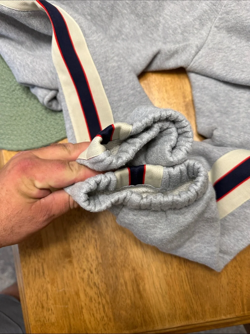 Gucci Men's Track Pants with Stripe Detail and Tiger Patch